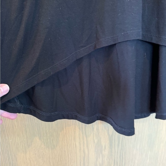 Allison Joy Relaxed Fit Black High Low Tank Dress / small - Picture 7 of 8